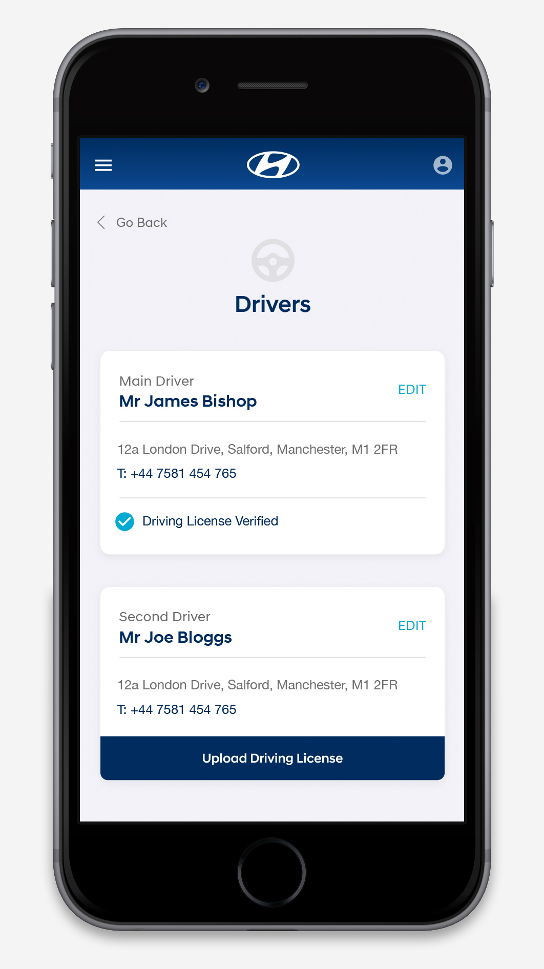 Drivers in my account